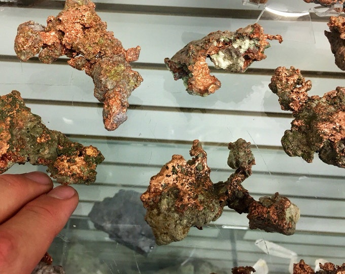 Michigan Copper Nuggets- Raw Native Copper- Copper \ Raw Copper \ Rough Copper \ Native Copper \ Precious Metal \ Copper Nugget \ Mineral