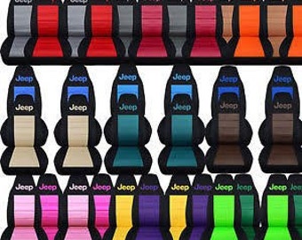 Jeep Car Seat Covers....Any Middle Colour Insert....All makes and Models of Jeep..