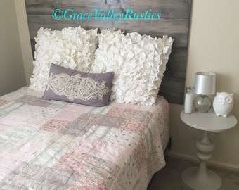 Floating Headboard/ Farmhouse Style Headboard/ Rustic Headboard/ Headboard/ Twin, full, queen, & king headboard