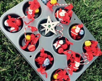 Sale! Vintage Lot of Small Christmas Ornaments, Decorations, Décor