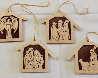 Scroll saw nativity | Etsy