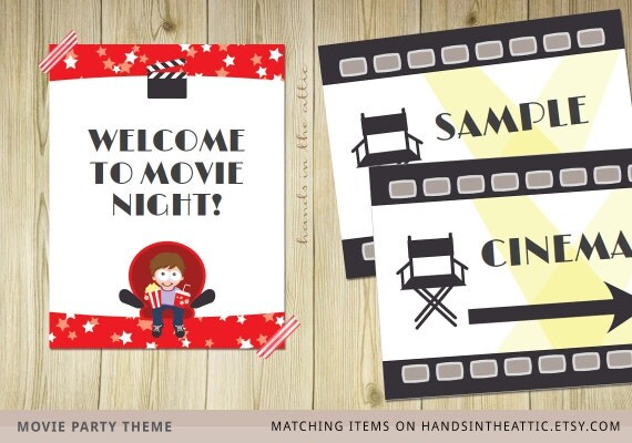 Items similar to Printable party sign, customized text DIY poster ...
