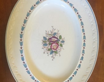 Evenlode Oval Serving Plate 15.5" Corinthian Wedgewood