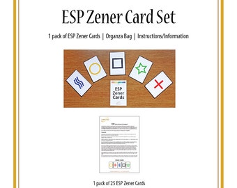 ESP Zener Card Set/Zener cards/ESP Cards/ESP/Psychic ability
