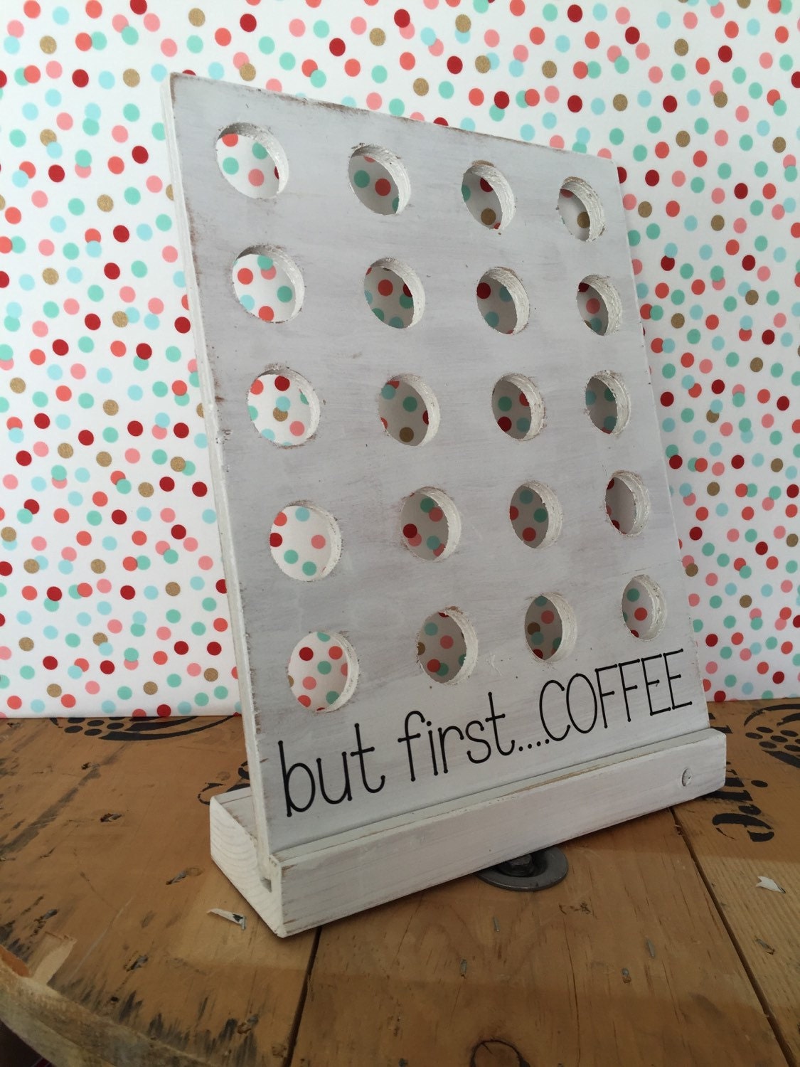 K cup holder by becauseisaidsodecor on Etsy