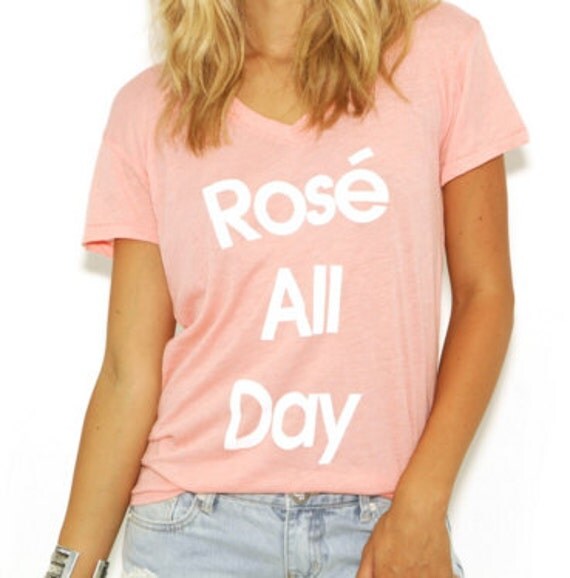 t shirt rosé all day