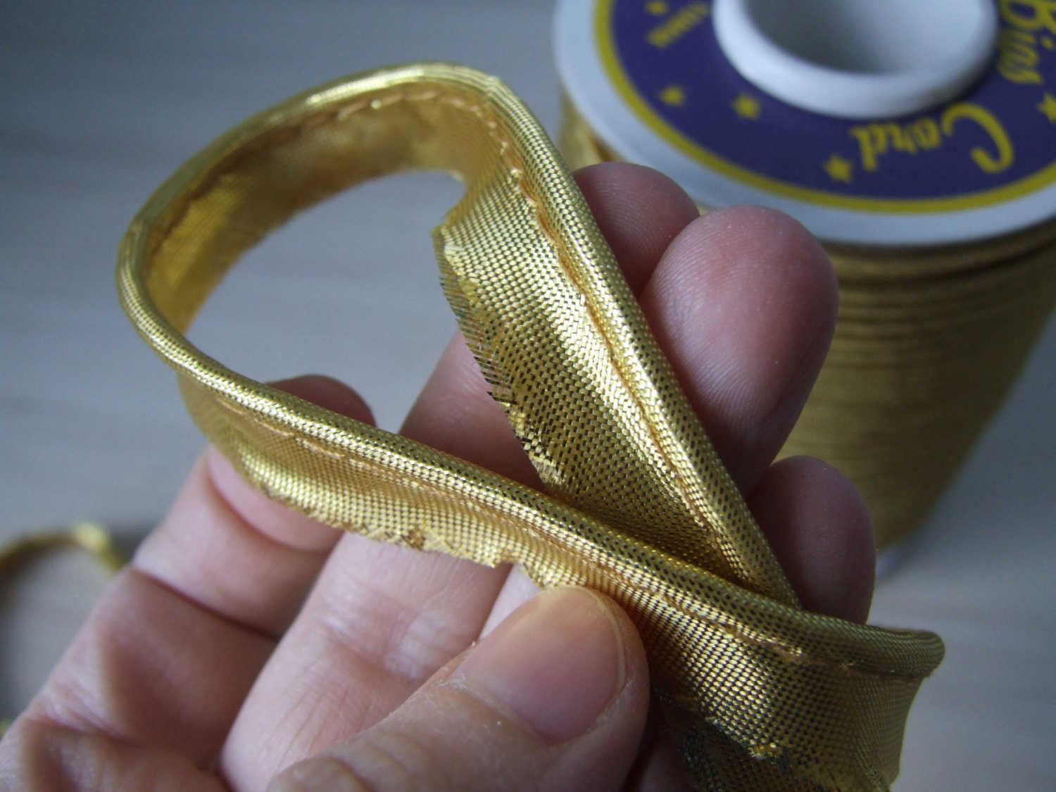 Gold piping trim sewing piping pillow cord piping
