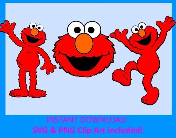 Download Elmo SVG Elmo clip art Sesame street svg svg by ...