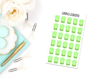 Recycling Planner Stickers
