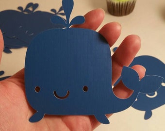 Whale die cut, nautical crafts, whale crafts, whale punch out, nautical die cuts, nautical punch, ocean crafts, ocean die cuts, sea crafts,