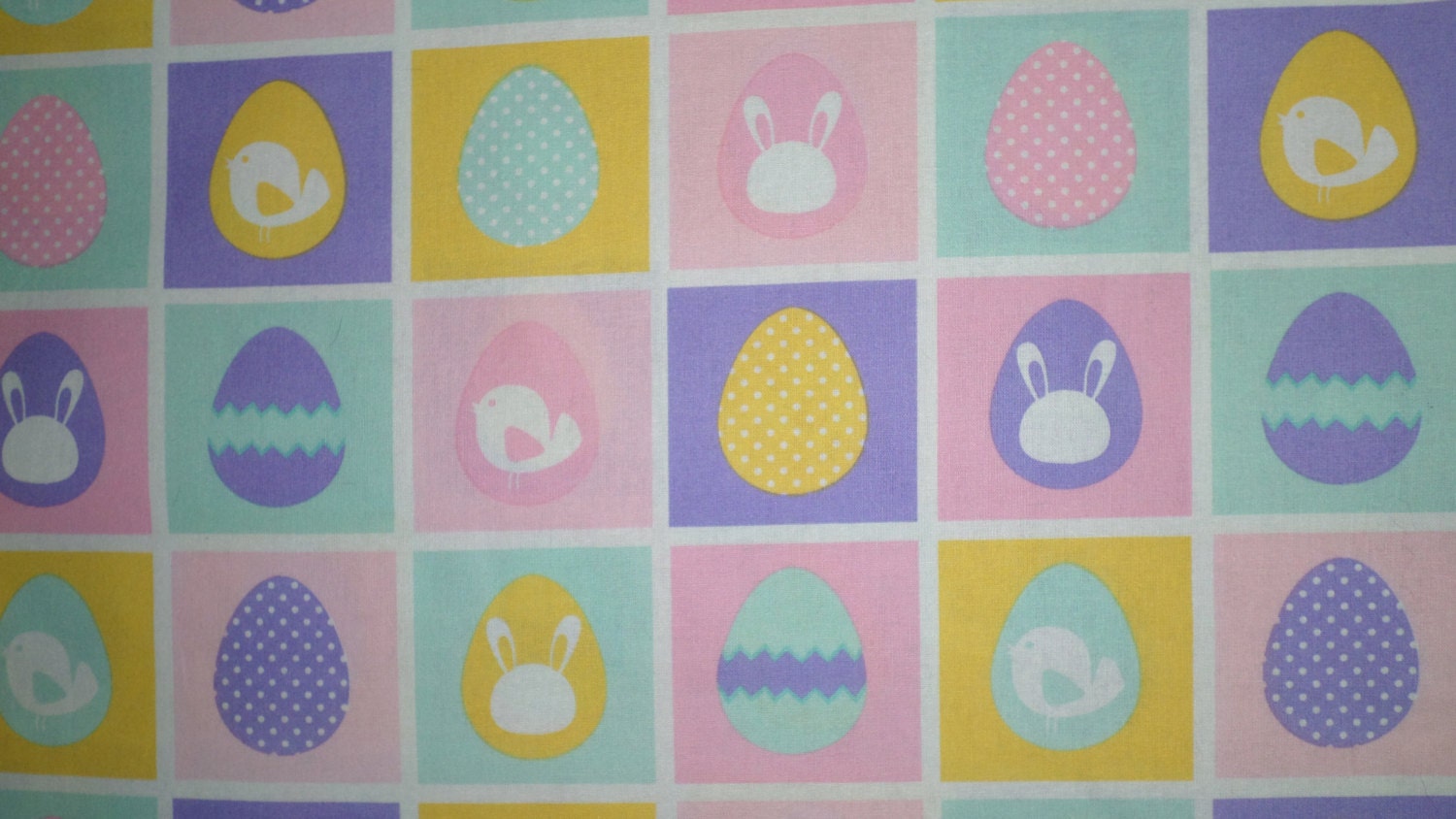 Easter Fabric/Easter Quilting Fabric/By the Yard/Cotton/Easter