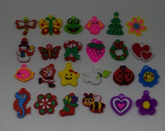 Rubber Band Loom Charms diy Bracelet Rubber Bands Kids Craft 10/25/50 pcs - FAST & FREE SHIPPING !!!