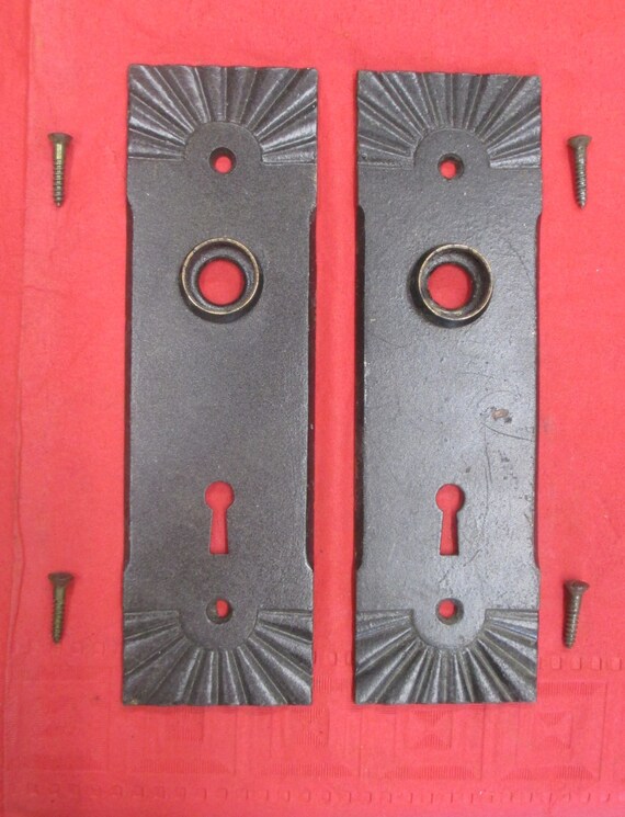 Vintage Decorative Door Plates with Screws