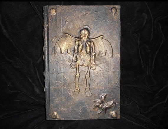 items-similar-to-halloween-spells-book-creepy-skeleton-scary-gothic-3d-spell-book-witch-book