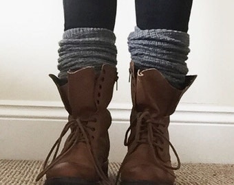 BOBBI LEG WARMERS - leg warmers - knee high socks - gift for woman - boho boot - knee high boot - knit leg warmer - wool leg warmer - gift
