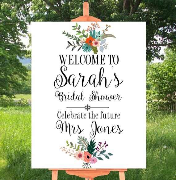 Printable Bridal Shower Sign