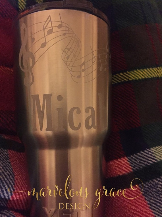 Custom Etched Yeti Cup by MarvelousGraceDesign on Etsy