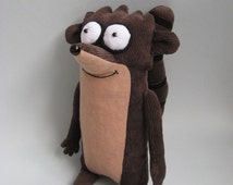 regular show rigby plush