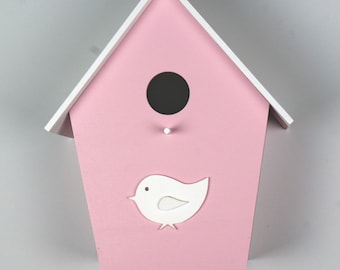 Children lamp Wall lamp children's Bird House lamp pink