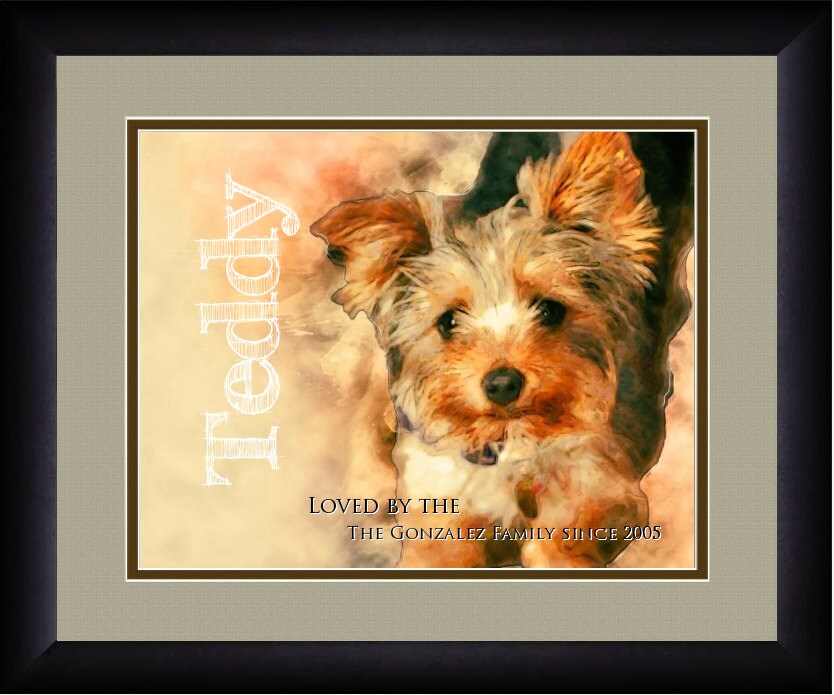Personalized Pet Art Dogs by PYPrints1 on Etsy