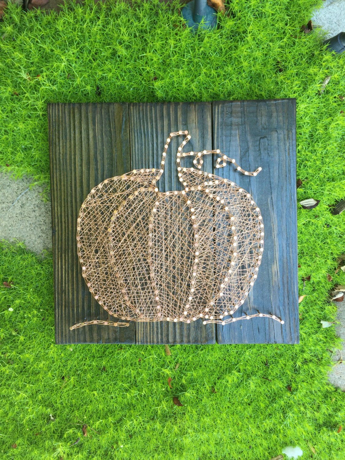 Fall Pumpkin Copper Wire String Art/ wire art/ string art/