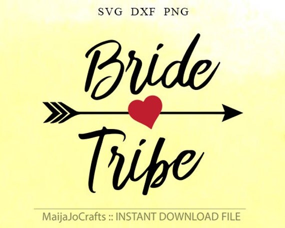 Download Bride Tribe SVG files DXF cut file instant download Silhouette