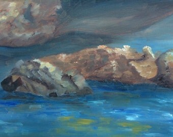 Maine River - Original Oil Painting