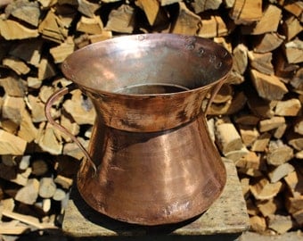 Handmade Copper Pitcher: Restored Antique