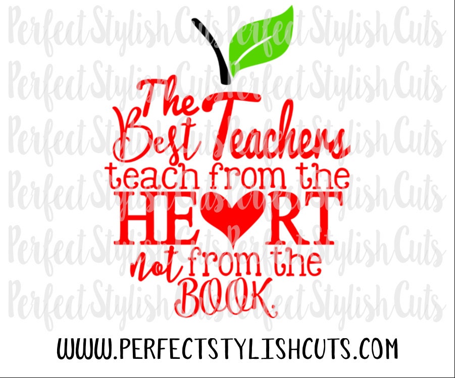 Download The Best Teachers SVG DXF EPS png Files for Cutting