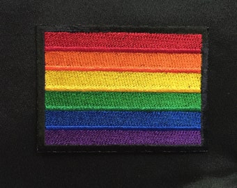 Gay Pride Patch Badge 100% Embroidered / Iron or Sew On