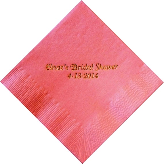 personalized paper napkins cheap