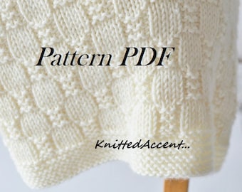 PATTERN Knit patterns/blanket handmade/baby blanket/knit baby blanket/wool baby blanket/pattern blanket/knit baby patterns/blanket