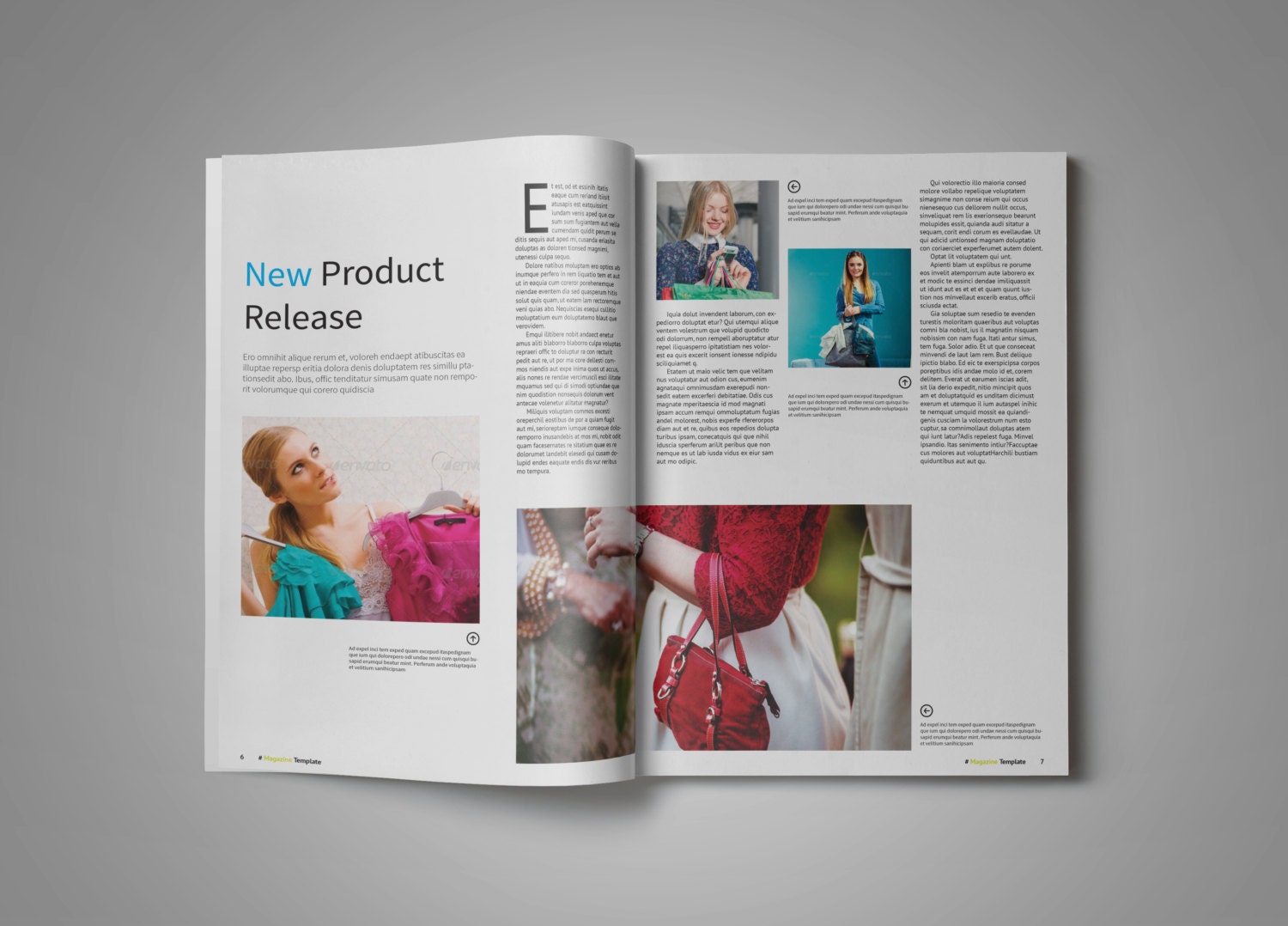 Clean Magazine Template from HijauDesign on Etsy Studio