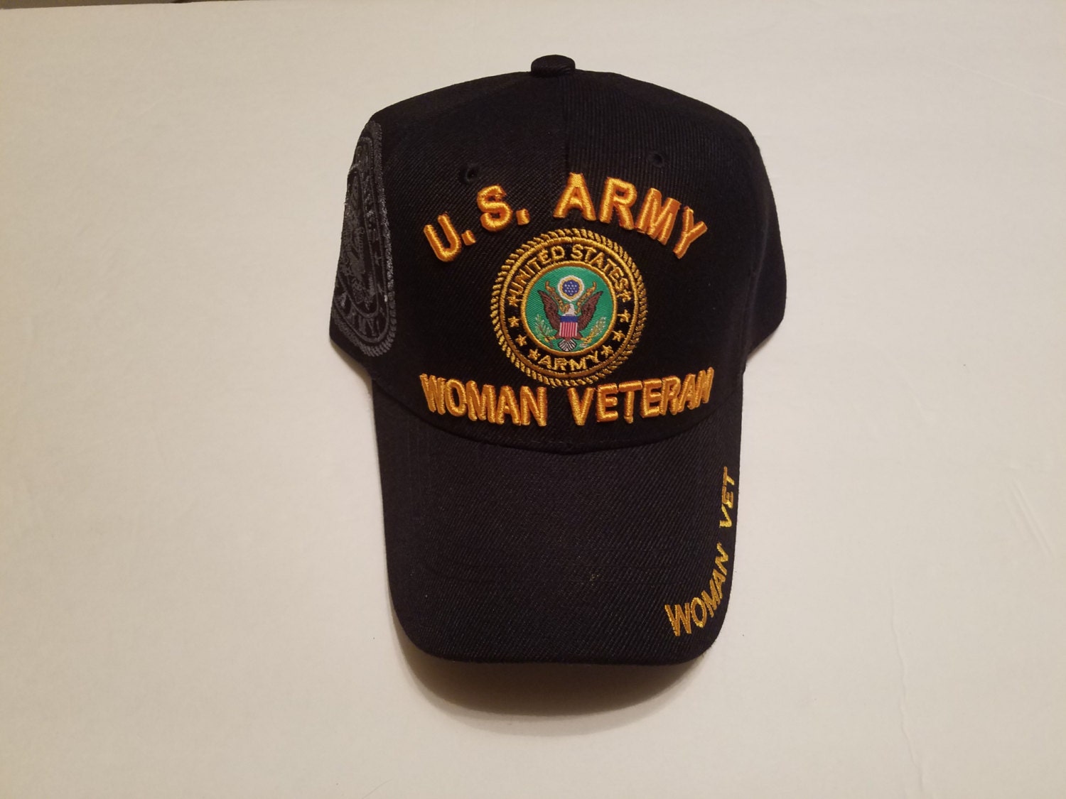 US ARMY WOMAN Veteran Cap Military Accessories Army