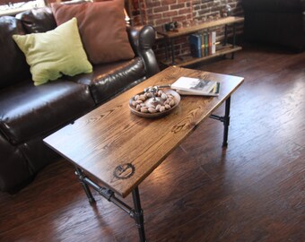 Items Similar To Vintage Industrial Coffee Table On Etsy   Il 340x270.1005168559 586c 