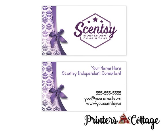 Scentsy Business Cards Scentsy Marketing By ThePrintersCottage