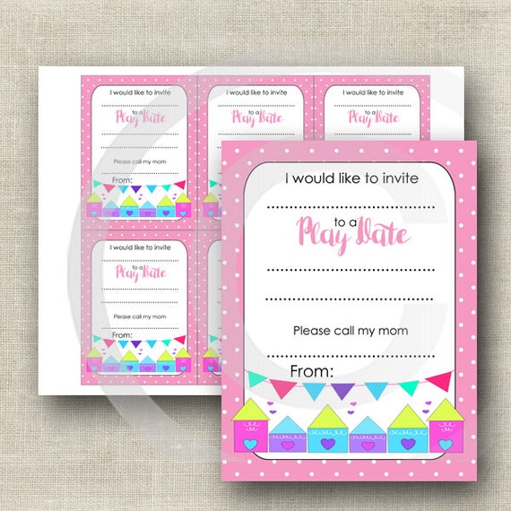 play-date-card-play-date-invitation-cards-school-playdate-etsy