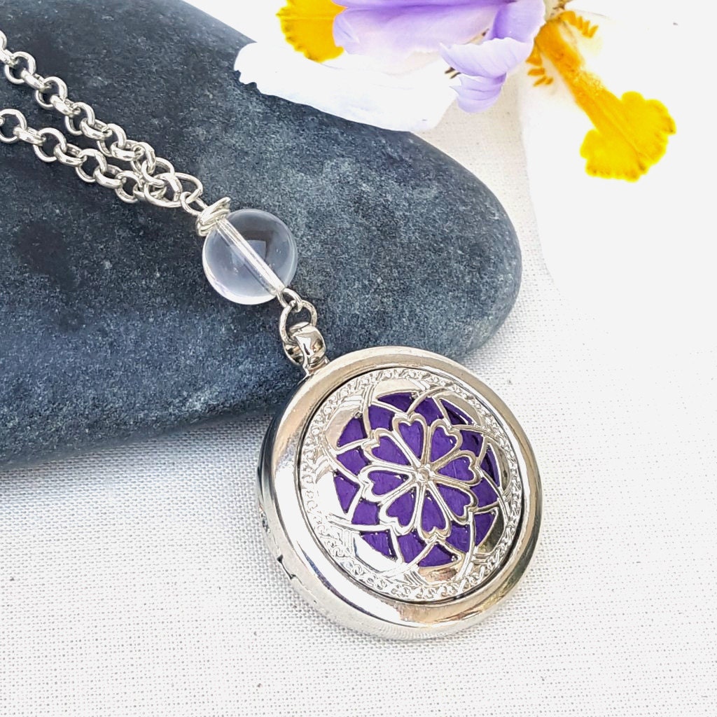 Homeopathic Jewelry Aromatherapy Diffuser Pendant by IshtarBazaar