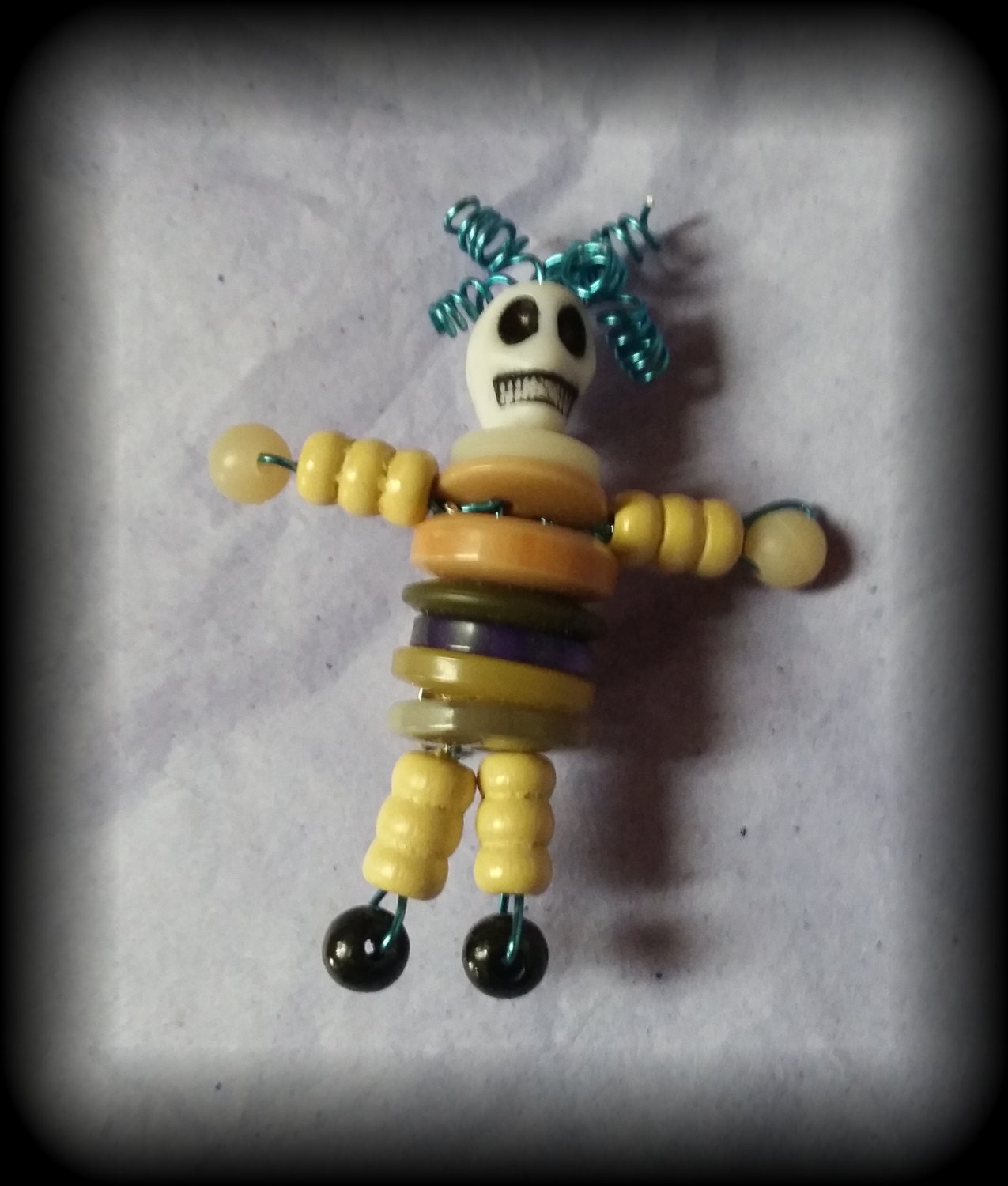 Button People Brooch