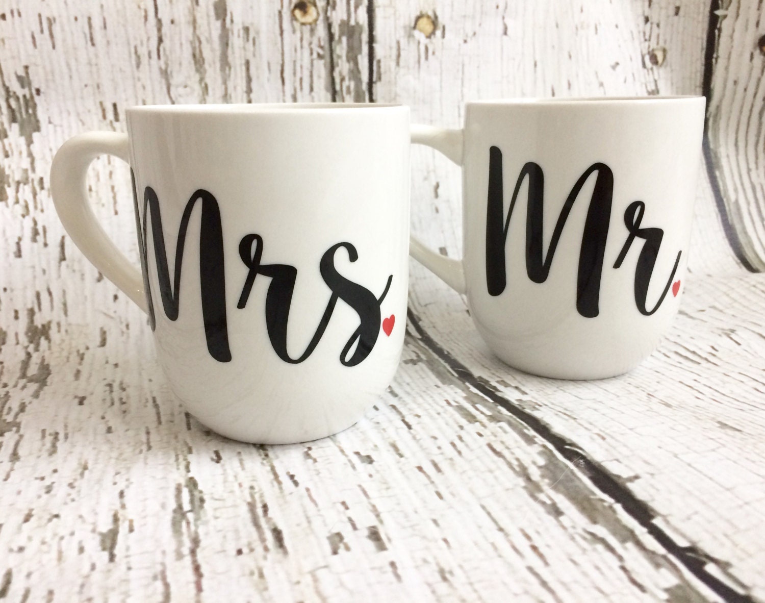 Mr And Mrs Mugs Mr And Mrs Coffee Mugs Wedding Mugs 3302
