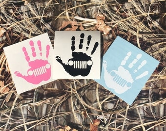 Jeep Wave Decal - Jeep Sticker - Jeep Girl - Jeep Logo Decal - Laptop Decal - Water Bottle Decal - Yeti Decal - Yeti Decal for Women - Jeep