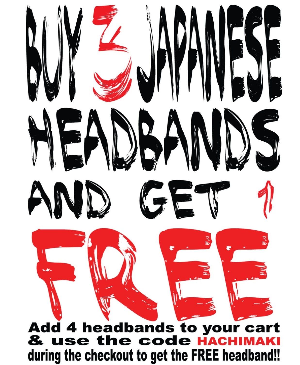 Afro Samurai Number Two Headband Hachimaki by ChibiGuideLLC