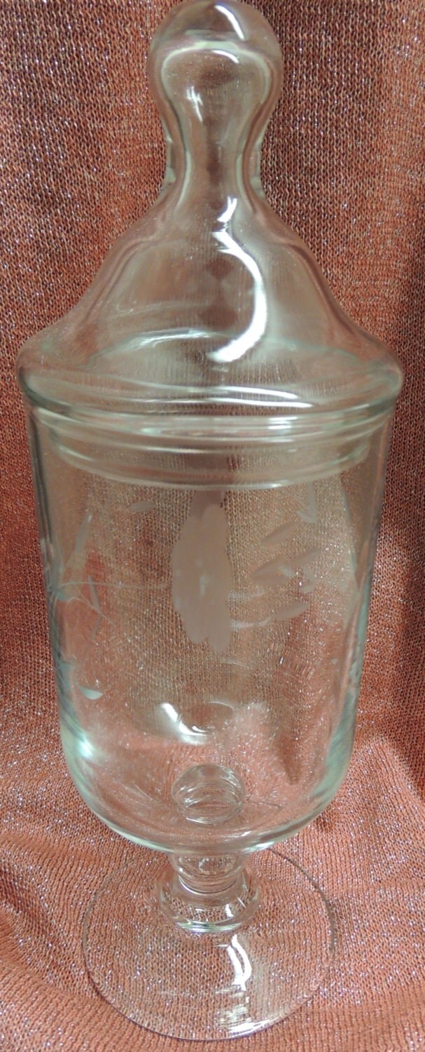 REDUCED Vintage Princess House Candy Jar Heritage by