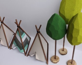 Mini Teepee, Home Decor, Wigwam, teepee decor, arrow art, teepee, small tepee, Birthday Gift Idea, kids teepee