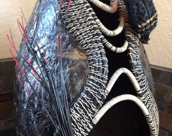 Mame - Gourd with coiled pine needles