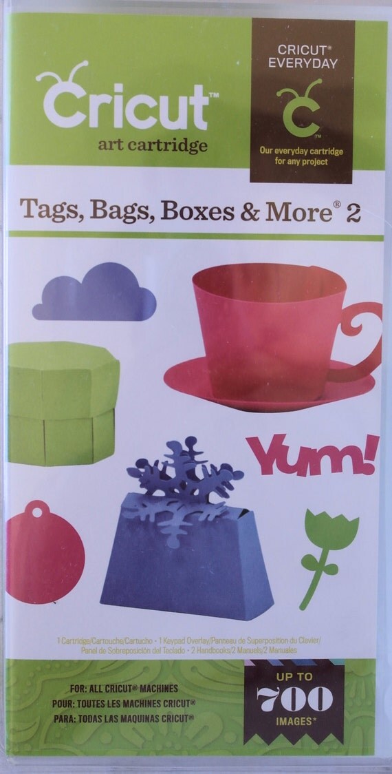 Tags Bags Boxes and More 2 Cricut Cartridge by LewisStreetGalleria