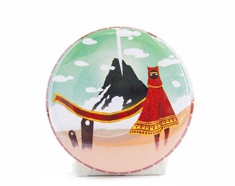 Journey Wanderer 2.25" Pinback Button / Magnet - Journey game inspired