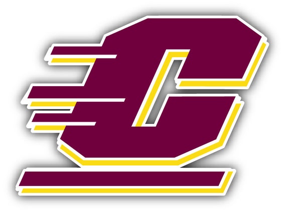 Central Michigan Chippewas NCAA USA Logo College Sport by slonotop