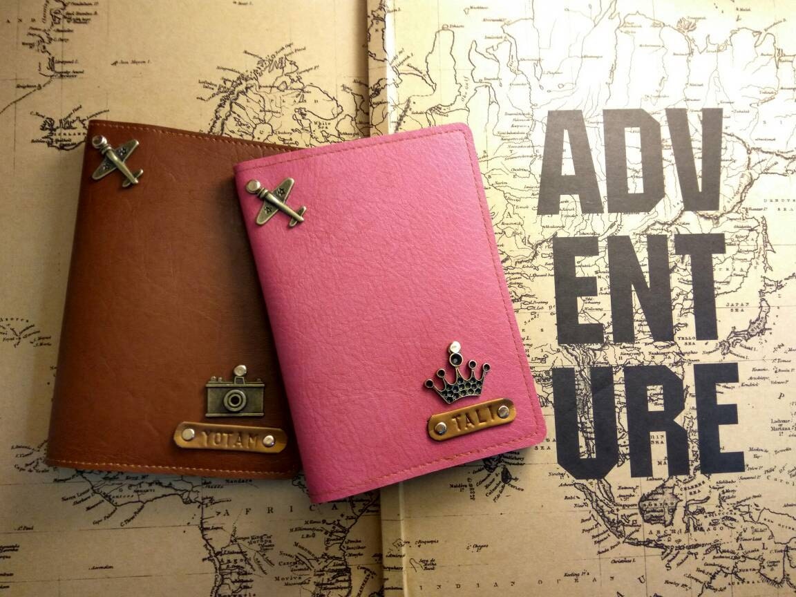 Personalized Passport covers Couple Goals