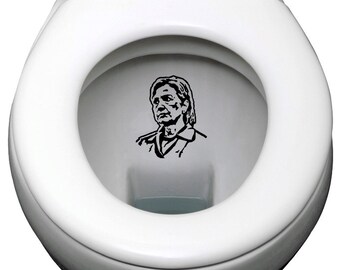 Hillary Clinton Decal, 2 Pack, Flush Hillary Decal, Hillary Clinton, Anti Hillary Sticker, Hillary Clinton Decal, #pissonhillary, yeti decal